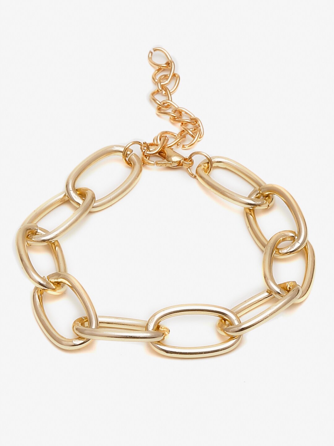 Women Set Of 4 Gold-Toned Gold-Plated Charm Bracelet